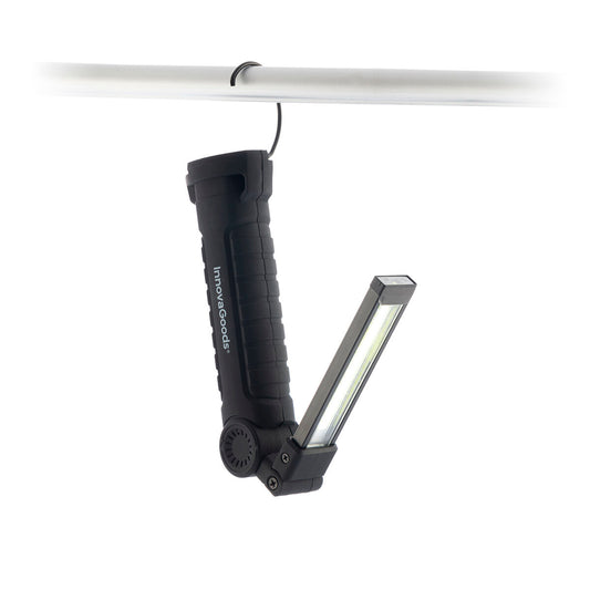 LED-ficklampan Hasse - Uppladdningsbar magnetisk LED-ficklampa 5-i-1