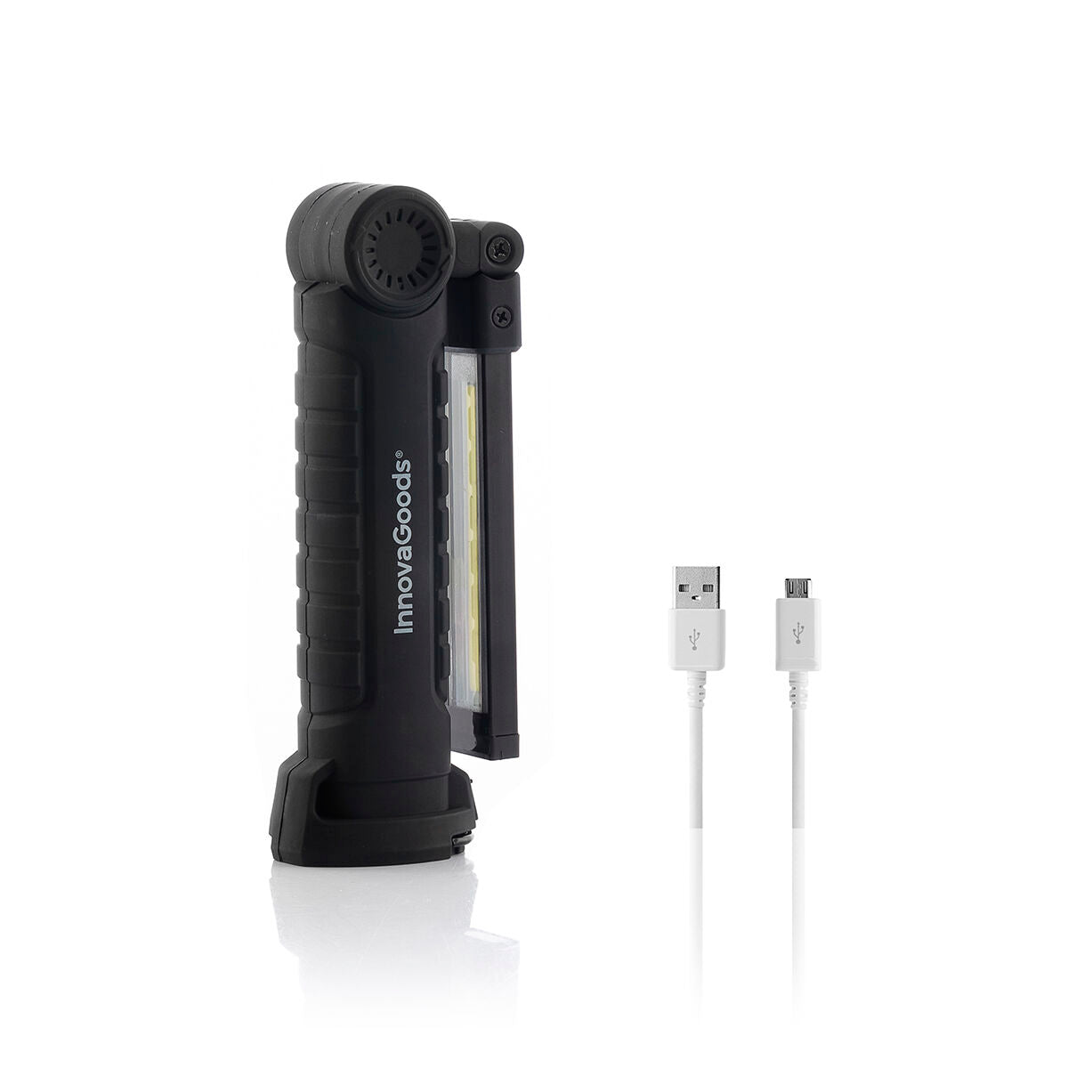LED-ficklampan Hasse - Uppladdningsbar magnetisk LED-ficklampa 5-i-1
